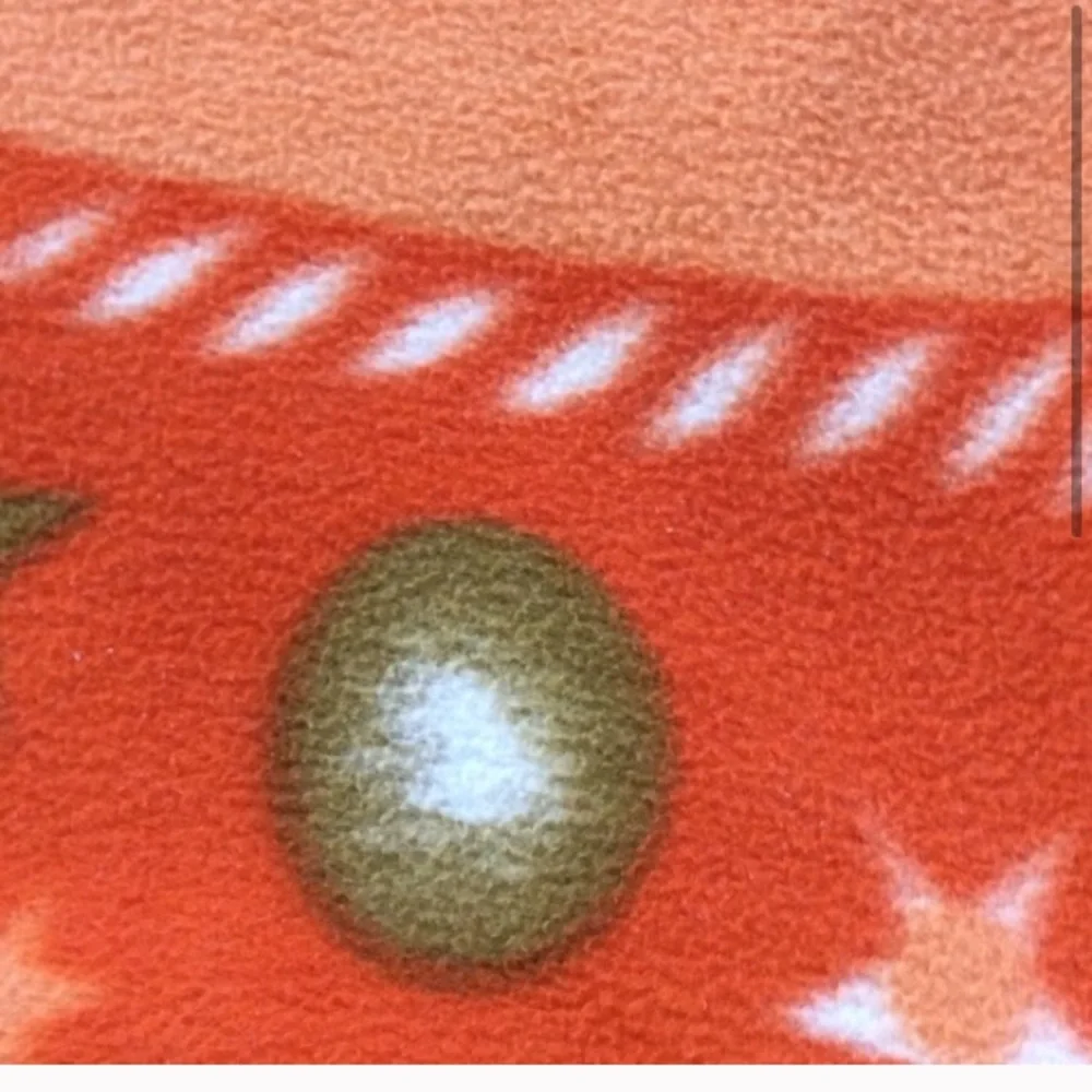 Orange color Kid’s Fleece blanket throw size 53” * 45”